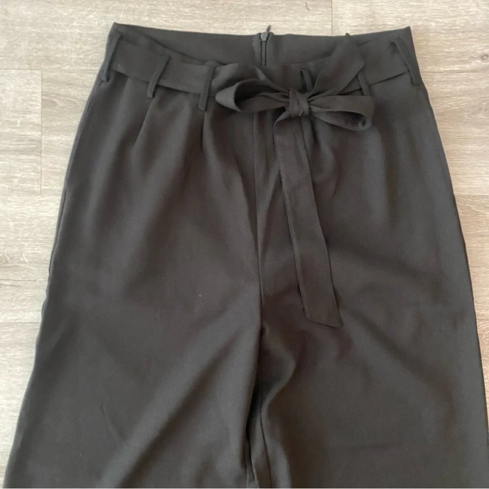 HYFVE Black dress pant with wide leg and high waist - Picture 2 of 11